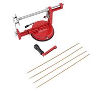 Taglierina a Spirale per Patate, Materiale Multifunzionale Rotante Manuale in Acciaio Inossidabile Efficiente Resistente Alla Ruggine Patata Cipolla Carota Cetriolo Taglia Salsiccia per Melanzane per
