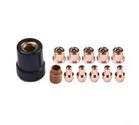 Taglierina al plasma Cut40 - Set di materiali di consumo di ricambio con ugelli elettrodi e coperchio protettivo per la manutenzione degli utensili da officina