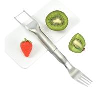 Taglierina anguria, accessorio da cucina in acciaio per frutta, utensile per tagliare l'anguria a cubi - Ideale per campeggio, picnic, casa, ristorante, caffè