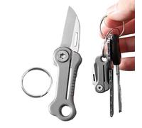 Taglierina Apri Scatole - Apripacchi In Acciaio Portachiavi | Cutter Per Pacchi Manuale Portatile In Acciaio Inossidabile,Per Casa Ufficio Magazzino Carta E Cartone