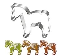 Taglierina Biscotto Per Feste,Forme Di Cavallo In Acciaio 2026,Stampo Per Biscotti Anno Del Cavallo | Torta Dessert Fondente Decorazione Casa Cucina Panetteria Ristorante