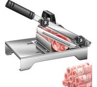 Taglierina Carne Congelata Man，Acciaio Inox Carne-Cutter - Alim Auto Carne Déf Molla，Spessore Reg 0.3-8mm，Multifunzione per Vitello Rotolo Montone Verdura，Casa Ristorante