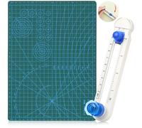 Taglierina Circolare per Carta Tagliacarte Regolabile Taglierina per Carta con A4 Cutting Mat per Carta Laminata Carta da Stampa Carta Kraft Carta Speciale