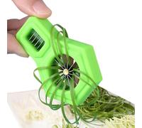 Taglierina di fioritura, verde | Taglierina manuale in acciaio inossidabile | Gadget compatto della cucina del taglierina 'aglio vegetale per la casa, cucina che taglia l'aglio veget