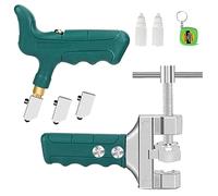 Taglierina di vetro Kit di Strumenti, di Taglio di Piastrelle di Utensili A Mano Portatile Ad Alta Resistenza Professionale Non Rompere Carburo Cementato di Plastica, per il Vetro, il Taglio