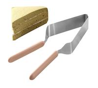 Taglierina divisore per torte, in acciaio, con morsetto triangolare professionale per tagliare torte e torte, strumento per servire torte, dessert, pane, pizza