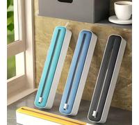 Taglierina e distributore riutilizzabile in plastica per pellicola per alimenti, multifunzione per sigillare pellicola trasparente, carta stagnola, carta da forno e carta cerata, in materiale plastico