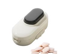 Taglierina E Divisore Di Compresse - Taglierina di Compresse Accurata con Supporto per Taglio a Quarti | Affettatrice Di Pillole - Per Donne Uomini Adulti Anziani Scuola Lavoro e