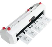 Taglierina Elettrica del Biglietto da Visita, Rilegatrice Automatica per Le Carte D'invito E di Affari - Taglierina della Carta Dell'ufficio per L'iscrizione E Le Carte di Parola