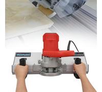 Taglierina elettrica for smussare piastrelle, 1200 W 13000 giri/min for smussare piastrelle in ceramica a 45 gradi, con 2 lame for sega