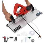 Taglierina elettrica for smussare piastrelle con 2 lame,45 gradi,13000 giri/min,1200 W, macchina for smussare piastrelle ad alta resistenza con tubo flessibile da 12 V e 3,8 m, design antipolvere