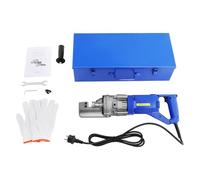 Taglierina elettrica idraulica per calcestruzzo 900 W 70 MPa 2200 RPM - Taglierina elettrica portatile per calcestruzzo - Area di taglio 4 - 16 mm per cantieri e impianti di lavorazione dell'acciaio