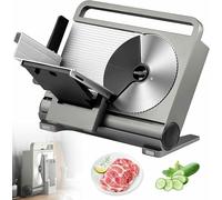 Taglierina elettrica per carne da 200 W, 1-15 mm, per affettare carne elettrica pieghevole, per uso commerciale familiare, design con blocco bambini