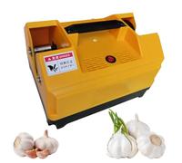Taglierina elettrica per radice e stelo, macchina a doppia testa per tagliare cime e radici, strumento efficiente per la lavorazione di aglio e cipolla