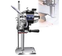 Taglierina elettrica verticale per tessuti, con luce LED, Forbici elettriche verticali, con affilatura automatica del coltello, spessore selezionabile, per Tessuto Abbigliamento Pelle Carta,8in