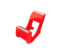 Taglierina for nastro a rullo con larghezza di 10-25 mm, supporto for sigillante, dispenser for da 7,5 cm, macchina for imballaggio manuale pacchi Tagli Puliti E Precisi(RED)