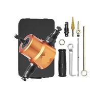 Taglierina for roditrice in lamiera a doppia testa Attacco for trapano roditore in metallo a 360 gradi con punzone extra e foro for fustellatura