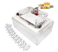 Taglierina for Sapone Fatta A Mano, Strumento Fai da Te for Rifinire I Bordi Smussati del Sapone, con 12 Coltelli da Modellazione, può Creare Circa 20 Forme, for La Produzione