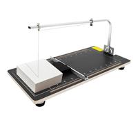 Taglierina in schiuma a filo caldo con temperatura regolabile e righello mobile per artigianato, fettuccia, nylon e taglio di tessuti