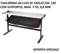 TAGLIERINA GRAFICA PROGETTI PLOTTER LAMA ROTANTE A0 LUCE TAGLIO CM.130