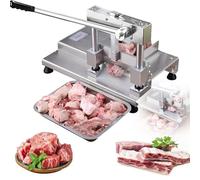 Taglierina manuale commerciale per ossa di carne, resistente ghigliottina per costolette di pollo, anatra, maiale, soluzione efficiente per tagliare e tagliare le ossa