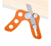 Taglierina manuale per bordi - Strumento per smussatura a doppia lama per la lavorazione del legno, taglierina per bordi dritti | Taglierina compatta per impiallacciatura portatile per lavori