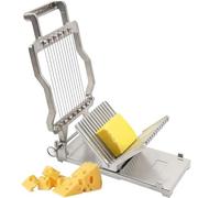 Taglierina manuale per formaggio, in acciaio inox, affettatrice e tagliere per cucina, coltello versatile per tagliare formaggio, burro e pane tostato