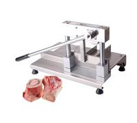 Taglierina manuale per ossa di carne, resistente, lama interamente in acciaio per macellare manzo, capra, maiale, pesce, utensile da cucina durevole per tagliare la carne
