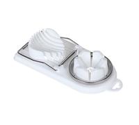 Taglierina multifunzione per uova in acciaio inox, divisore per conserve, due in uno, colore bianco