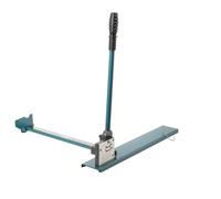 Taglierina per acciaio/alluminio, macchina da taglio manuale con righello, design a doppio foro e doppia scanalatura, ideale per il taglio di precisione della guida scanalata