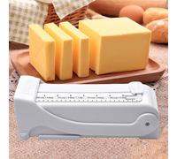 Taglierina per affettare il burro, segni di misurazione, pratica