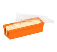 Taglierina per burro in silicone - Tagliarburro e supporto con lama integrata, taglierina Easy Stick, supporto per burro adatto al microonde per piano di lavoro, utensili per la conservazione del