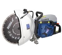Taglierina per calcestruzzo benzina e acciaio 400 mm DEDRA DED8837, 4,8 kW, motore a due tempi, valvola di scarico, doppio filtro dell'aria, raffreddamento ad acqua, raffreddamento ad aria e
