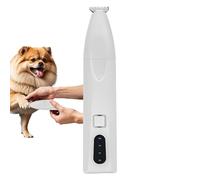 Taglierina per cani, taglierina per gatti, con illuminazione a LED, silenziosa, accessori per la stagione e la cura delle zampe