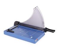 Taglierina per carta con ghigliottina, Taglierina for carta a ghigliottina con protezione di sicurezza e blocco lama 40 fogli A4 A6 blu