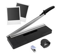 Taglierina per carta - Heavy Duty Precision Blade, Compact Portable Design | Easy Cutting Tool for Scrapbooking Document Filing Craft Projects Home Office Classroom Art Homework Scrapbooking Studio