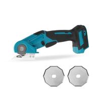 Taglierina per cartone a batteria, compatibile con batteria Makita da 18 V, forbici elettriche da 480 W, con 2 lame aggiuntive per il taglio di cartone, pelle, tappeti, taglierina di carta (senza