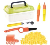 Taglierina per Cartone per Bambini | Tagliacartone E Set Di Strumenti Da Costruzione Per Bambini,Giocattoli Educativi di Costruzione per Apprendimento Prescolastico per l'Infanzia