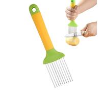 Taglierina per cipolle in acciaio inossidabile - Strumento da cucina multifunzionale con guida per tagliare, tagliaparomi per verdure | Per patate avvocato carne