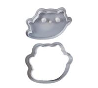 Taglierina per dessert - Stampo da taglio per cuocere il gatto Halloween, per gattini con stampa per cioccolato fondente al formaggio e altri dolci