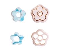 Taglierina per fiori in fibra di acido polilattico antiaderente, accessori adatti per creazioni artistiche e processi di pulizia, stampi per argilla per fiori