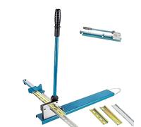 Taglierina per guida DIN, taglio per guida in acciaio, taglierina con righello da 50 cm, design di taglio a doppia scanalatura per risparmiare manodopera, resistente e durevole,A