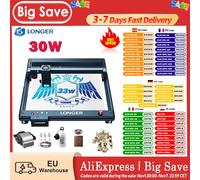 Taglierina per incisore laser più lunga Laser B1 30W Testa laser a 6 core Area di incisione 450 x 440 mm - UE