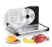 Taglierina Per Pane, Affettati O Formaggio, Macchina Per Tagliare Il Pane, Regolabile 0-18mm, Compatta E Pieghevole, Senza Bpa, Con Interruttore Di Sicurezza, 160 Watt, Nero