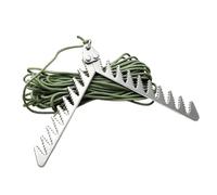Taglierina per piante acquatiche, pieghevole, con manico seghettato, con corda lunga 20 metri e rastrello per rimuovere alghe marine, per immersioni, ponti, rive, paesaggistica all'aperto, agricoltori