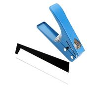 Taglierina per Plettri di Chitarra Personalizzati in Metallo Blu | Portatile e Resistente alla Ruggine, per Plettri e Vecchie Carte, Studio Musicale Casa