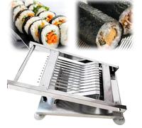 Taglierina per sushi in acciaio inox con piedini antiscivolo per affettare facilmente, ideale per principianti e appassionati