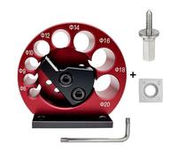 Taglierina per tasselli per trapano elettrico regolabile in lega di alluminio CNC con lama in carburo per la lavorazione del legno Lavorazione di mobili Artigianato fai-te