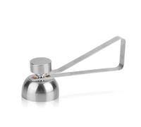 Taglierina per uova in acciaio inox, forbici per uova in metallo, strumento creativo per la preparazione della colazione, facile rimozione del guscio d'uovo