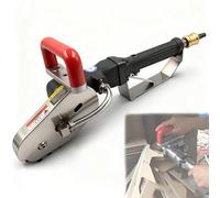 Taglierina Pneumatica per Scarti di Cartone - Sfogliatrice Industriale Manuale con Manico | Strumento Portatile per Rifilare Cartone Ondulato, Scatoloni e Bordi Imballaggio red MediumTeeth